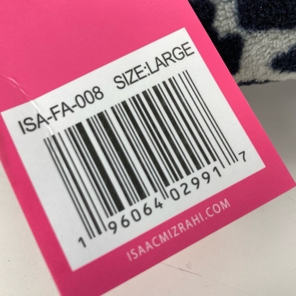 NWT * ISAAC MIZRAHI Soft Cozy  Sherpa Lined Fuzzy Animal
Print Slipper Socks - Picture 7 of 11